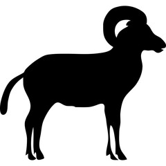 Obraz premium Sacrificial Animal Silhouette