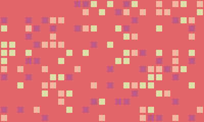 Abstract pixel art background.  Pastel squares create a vibrant, playful texture perfect for websites, presentations, or social media.  Evokes feelings of energy, creativity, and digital innovation.