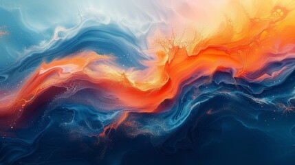 Obraz premium Stunning Nebula Colors: A Cosmic Abstract Artwork