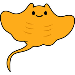 Cute Sea Animal Element