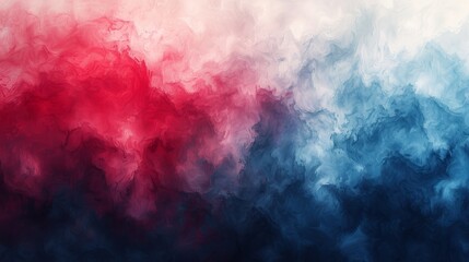 Obraz premium Red and Blue Smoke Background: Abstract Texture Image