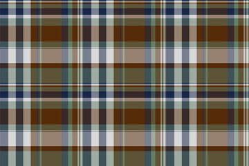 Expressive seamless textile tartan, rural pattern check fabric. Pure texture background vector plaid in pastel and yellow colors.