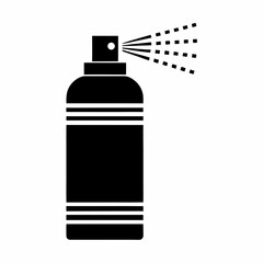 Spray Bottle Mist Vector Design.