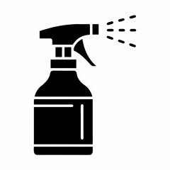 Spray Bottle Mist Vector Design.
