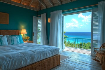 Teal Oceanview Suite