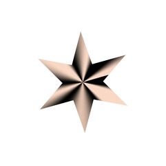 Obraz premium 3d golden star
