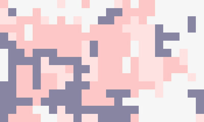 Abstract pixel art background.  Soft pink and gray blocks create a dreamy, textured effect. Ideal for website banners, social media posts, or modern design projects.