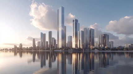 Fototapeta premium Revolutionary Changes in the Real Estate Market: Investment Approaches, Property Appraisals, City Development Patterns, Regional Expansion Analysis - Stock Photo Concept