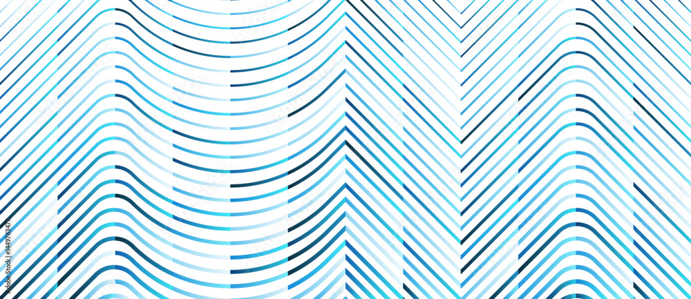 Poster abstract background with blue lines. creative geometric design element, cover or print.