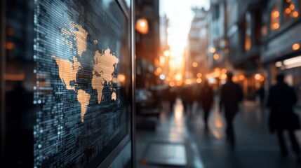 Globalization and human rights intersect in the advancement of ethical standards and international accountability across diverse socio-political environments, as depicted in a photo stock concept