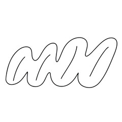 Doodles cute element abstract doodles stock design. 70's