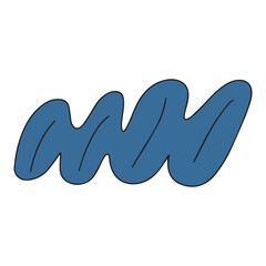 Doodles cute element abstract doodles stock design. 70's