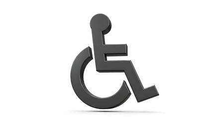 Accessibility icon wheelchair symbol for disabled persons inclusive design and access for all people