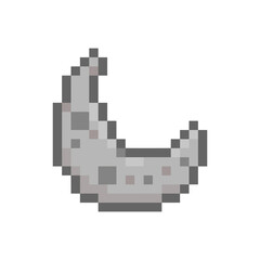 moon lunar retro pixel art