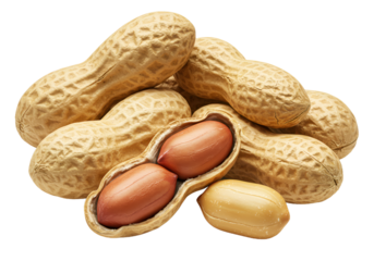 High-Quality Image of Roasted Peanuts in Shells, Ready to Eat