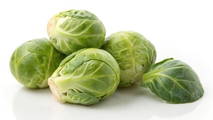 Fresh Brussels Sprouts Close-up