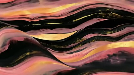 Abstract design with flowing colors