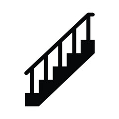 Stairs Icon Progress Step Symbol