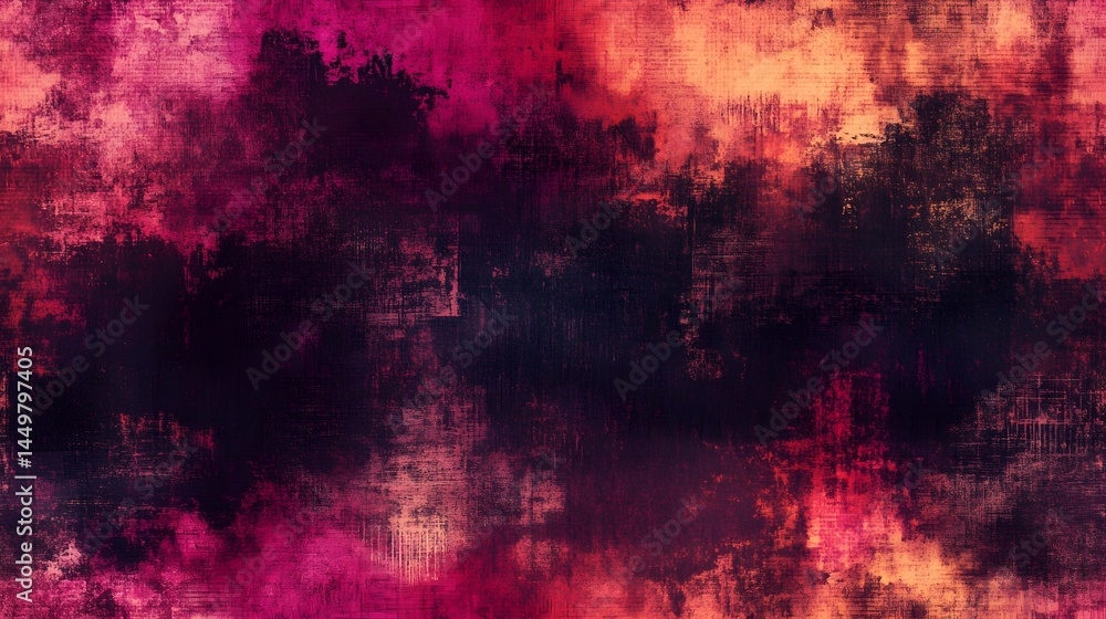 Poster a vibrant abstract design with textured color variations.