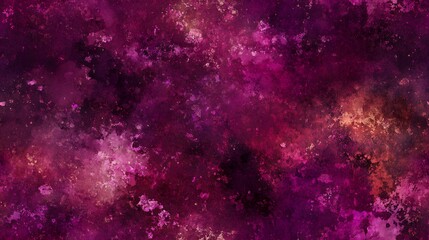 A rich, deep color pattern of blended crimson and plum hues.