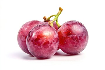 Obraz premium plums isolated on white background