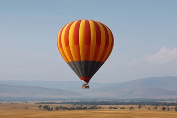 Fototapeta premium hot air balloon in the sky