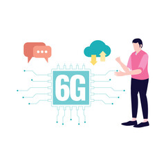 Smart technology Vector illustration which can easily modify or edit