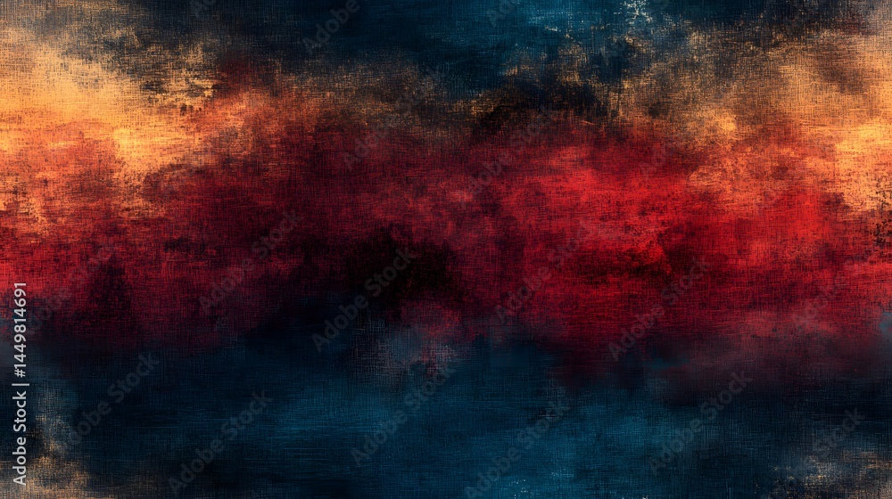 Poster a vibrant abstract design featuring color transitions and texture.