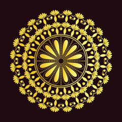 Mandala design, Wall-mat design, Bed-sheet design, Interior, Wedding card design