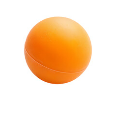Bright Orange Exercise Ball Perfect for Fitness and Rehabilitation isolated on transparent background
