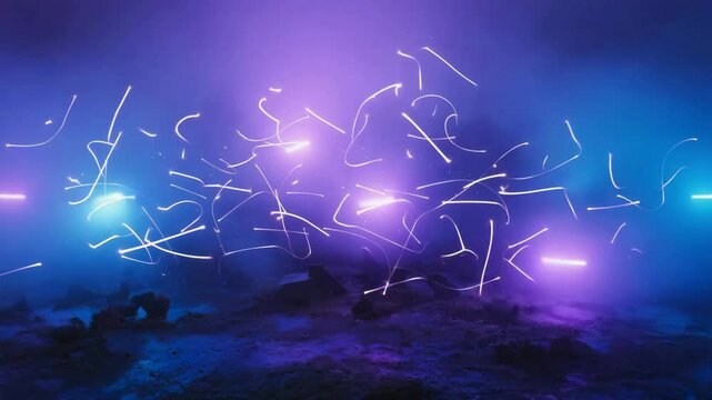 Chaotic Dance of Lights