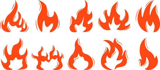 Doodle Fire Flame Icon