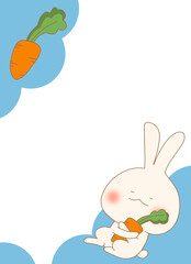 rabbit with carrot