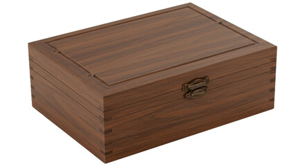 Dovetail Wood Box with Clasp