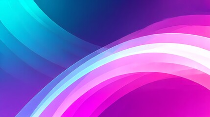 Fototapeta premium Stunning dynamic gradient background with vibrant colors and a sleek black metallic arc. Perfect for modern, futuristic, and tech-inspired designs. High-quality abstract art