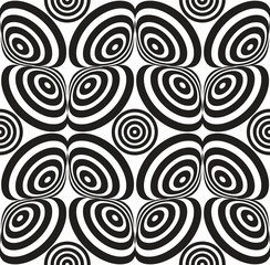 Title:
Monochrome Seamless Oval Pattern