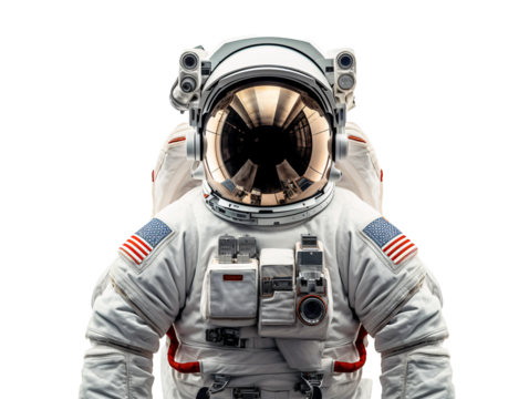 a astronaut in a white space suit