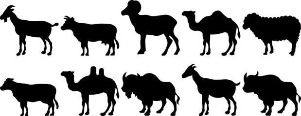 Sacrificial Animal Silhouette
