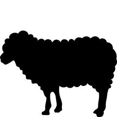 Sacrificial Animal Silhouette

