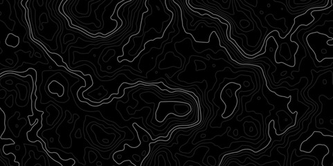 Topo contour map. Rendering abstract illustration.Terrain map Geography concept.Topographic map background concept.landscape terrain texture grid. paper texture design.Imitation of a geographical
