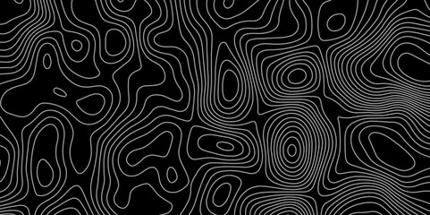 Topo contour map. Rendering abstract illustration.Terrain map Geography concept.Topographic map background concept.landscape terrain texture grid. paper texture design.Imitation of a geographical
