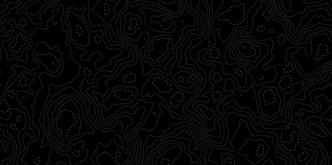 Topo contour map. Rendering abstract illustration.Geography concept. paper texture design .Topographic map background concept.similar abstract illustration.Imitation of a geographical map
