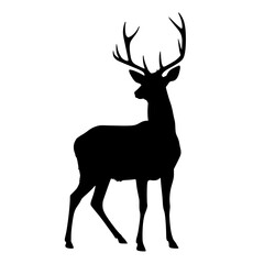 deer silhouette vector
