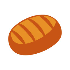 Teff bread vector illustration 