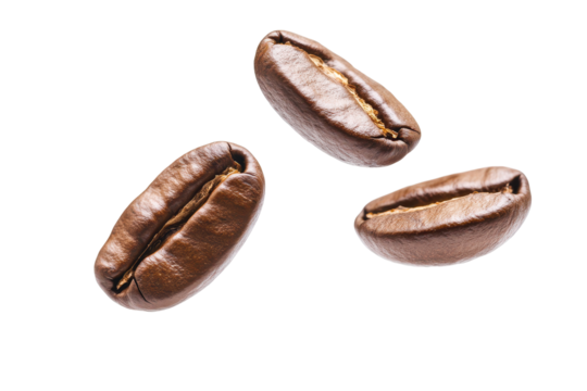 Coffee beans tumble through the air bringing warmth energy and flavor to every morning routine