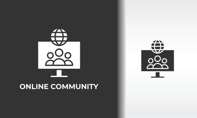 Online Community Vector, Icon Or Logo Sign Isolated Symbol Illustration