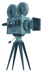 Obraz premium Movie Projection Camera