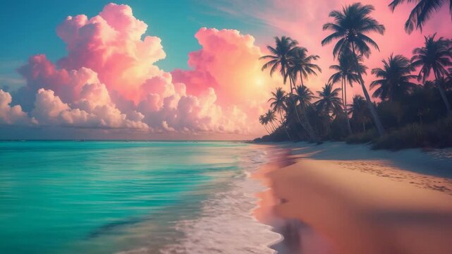 A video capturing the beauty of beaches