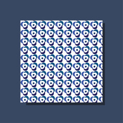 Abstract geometric pattern design featuring vibrant colors and smooth lines. This modern and stylish pattern is perfect for use in a variety of creative projects, including textiles, home decor, 