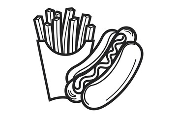 Obraz premium Fast food